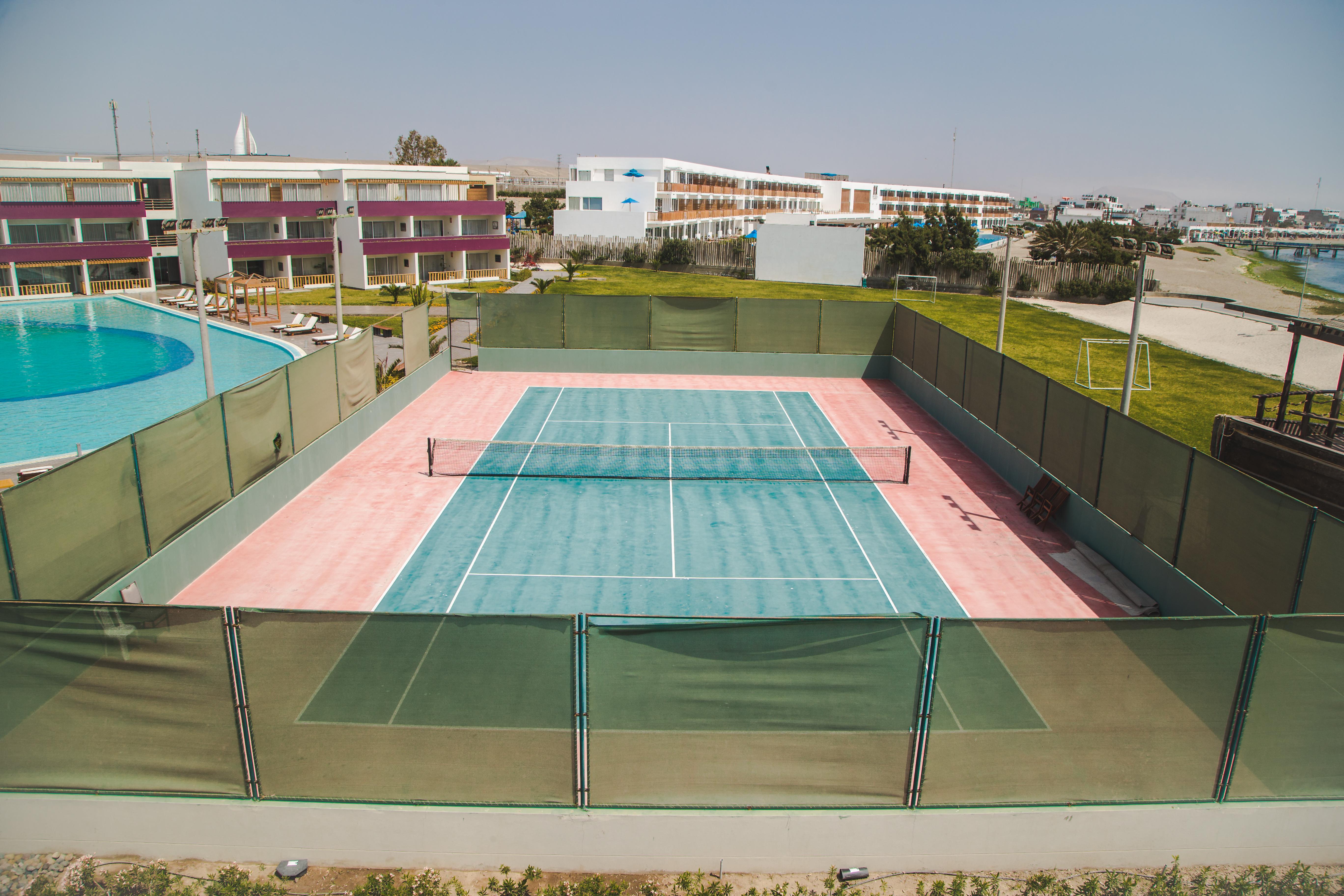 Aranwa Paracas Resort & Spa מראה חיצוני תמונה Tennis court