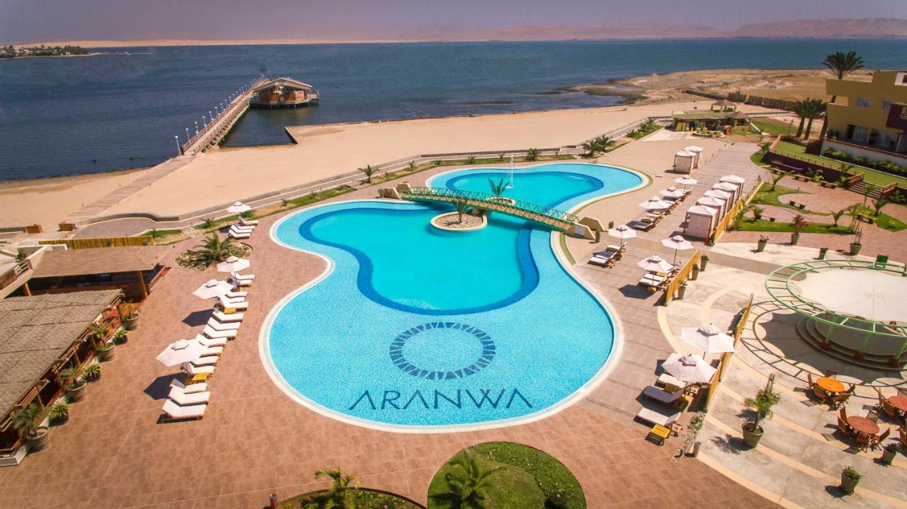 Aranwa Paracas Resort & Spa מראה חיצוני תמונה Aerial view of the resort